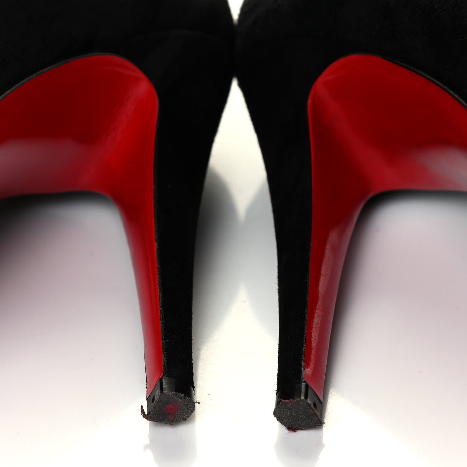 Christian Louboutin Veau Velours Belle 100 Ankle Boots 37 Black 7 of 7