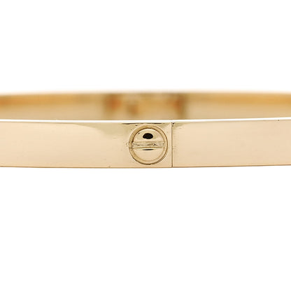 Cartier 18K Yellow Gold 6 Diamond Small LOVE Bracelet 17 4 of 9