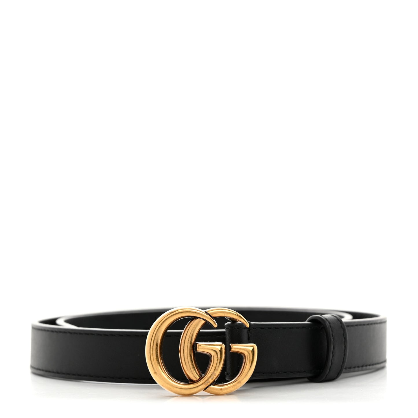 Calfskin Double G 20mm Belt 70 28 Black