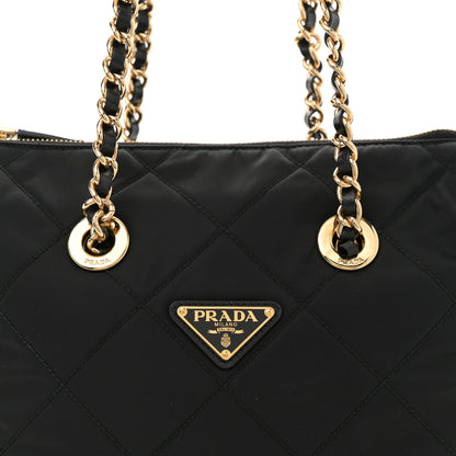 Prada Re-Nylon Saffiano Stitched Re-Edition 1995 Shoulder Bag Black 7 of 9