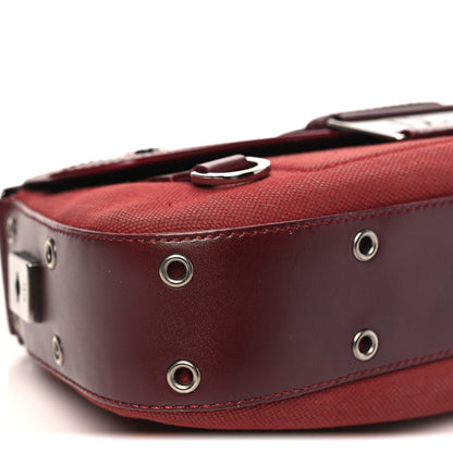 Christian Dior Canvas Calfskin Street Chic Columbus Ave Burgundy 9 of 12