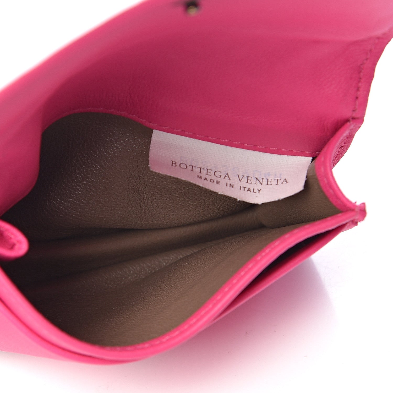 Bottega Veneta Nappa Intrecciato Card Holder Rosa Shock 5 of 7