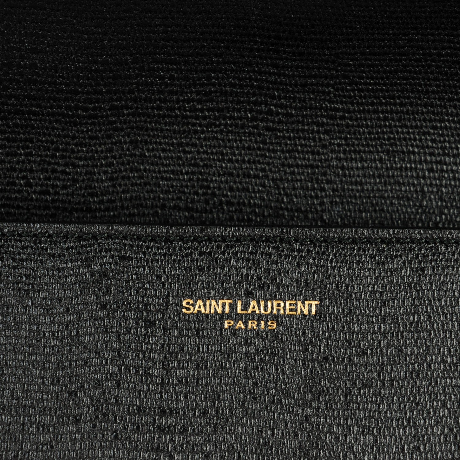 Saint Laurent Textured Calfskin Classic Y Ligne Clutch Black 6 of 8