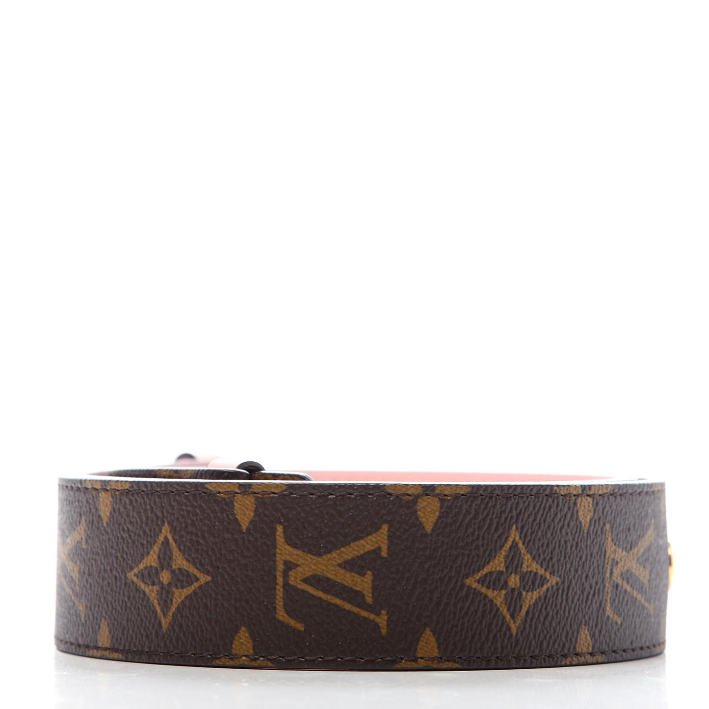Monogram Adjustable Bandouliere Shoulder Strap Rose Ballerine