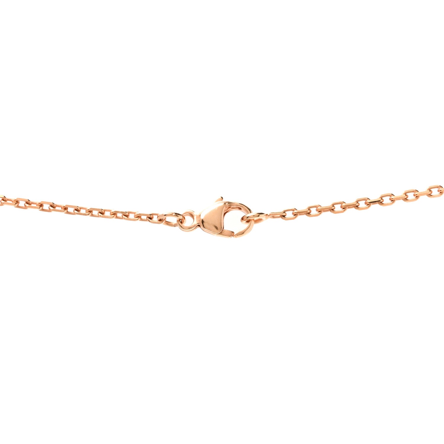 Hermes Lacquered Rose Gold Mini Pop H Pendant Necklace Rose Dragee 4 of 6