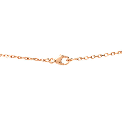 Hermes Lacquered Rose Gold Mini Pop H Pendant Necklace Rose Dragee 4 of 6