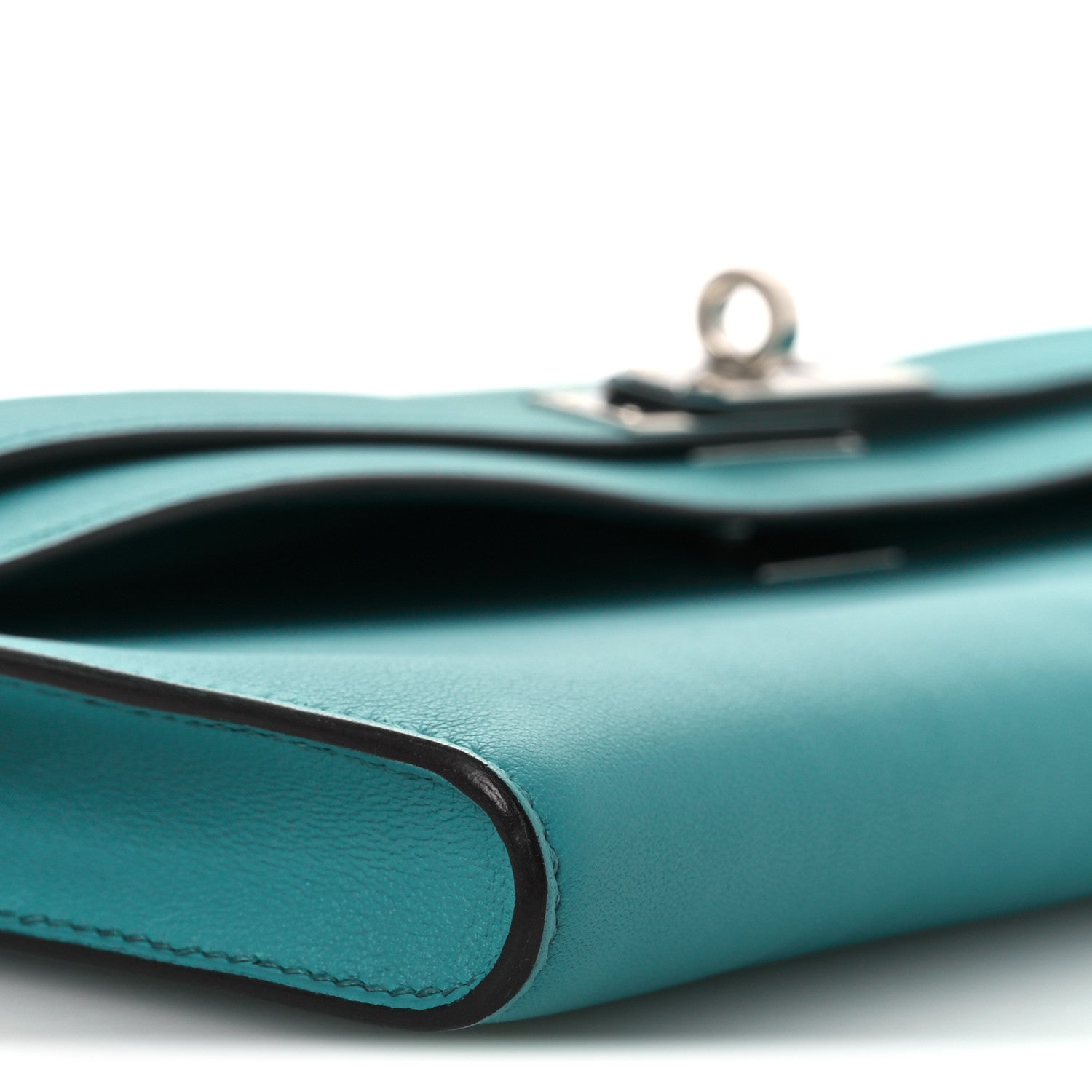 Hermes Swift Kelly Cut Clutch Pochette  Vert Verone 9 of 10