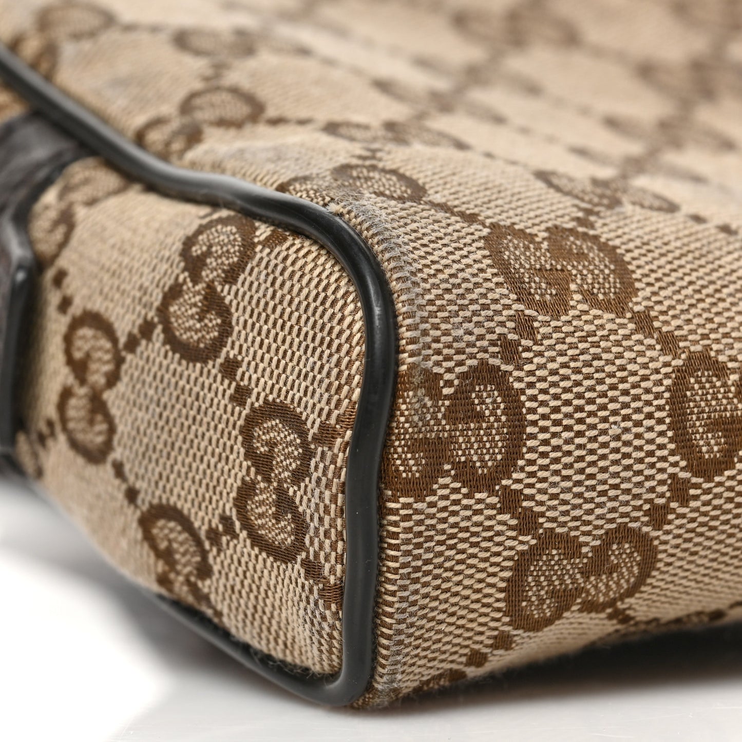 Monogram Dollar Calfskin Belt Bag Beige Ebony Testa di Moro Marrone Scuro