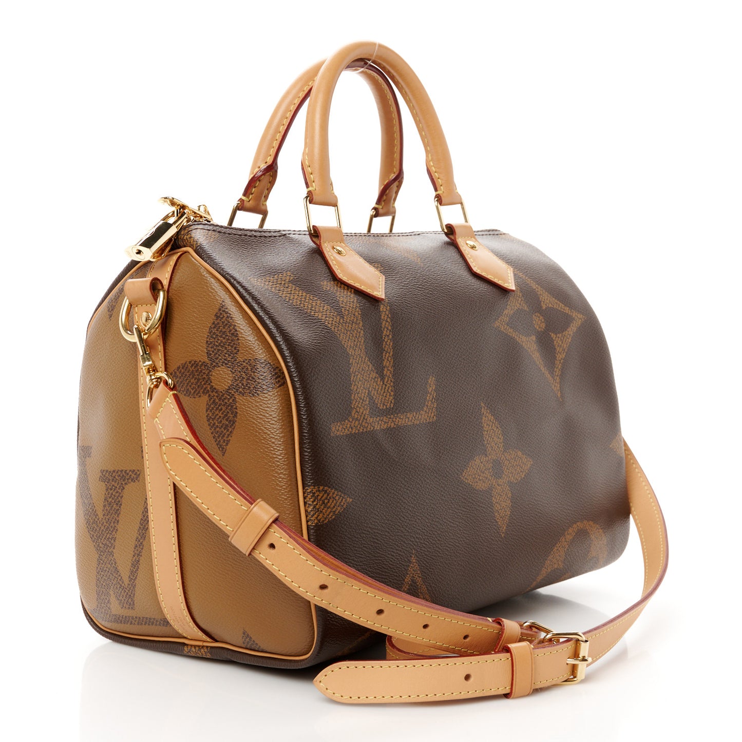 Reverse Monogram Giant Speedy Bandouliere 30