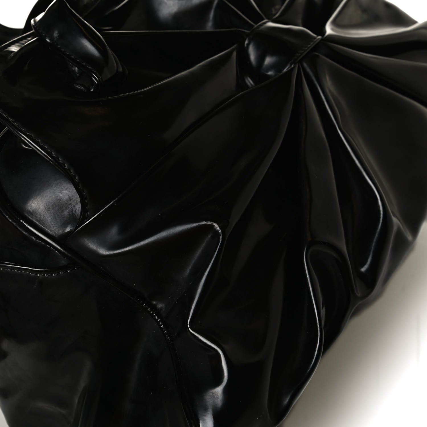 Valentino Garavani Patent Bow Hobo Black 15 of 18