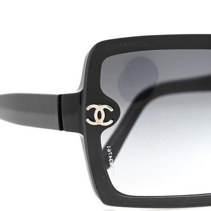 Chanel Acetate CC Logo Sunglasses 5065 Black 7 of 8
