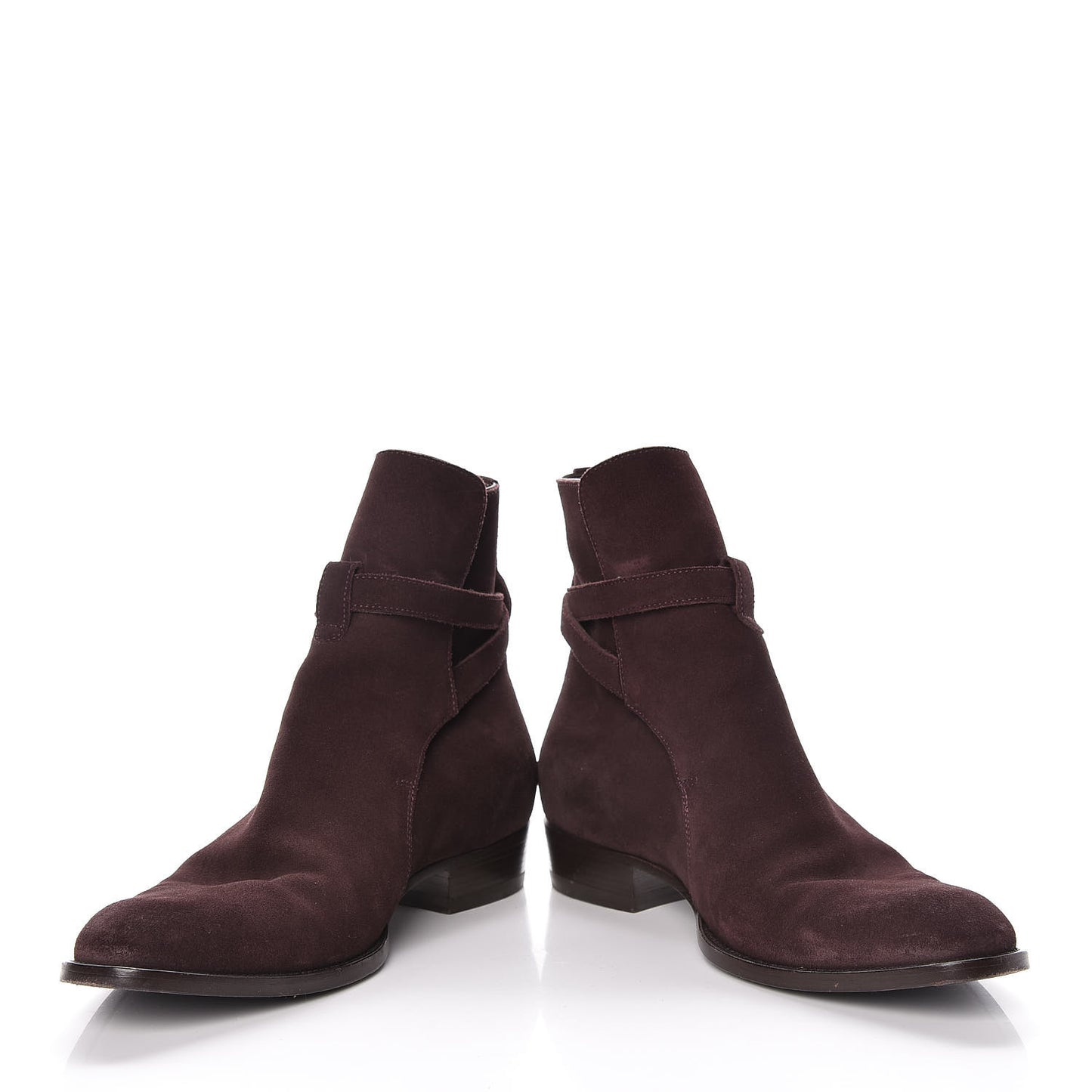Suede Soho Calfskin Ankle Boots 40 Deep Blood