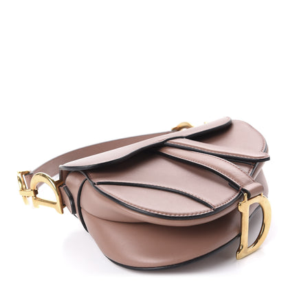 Christian Dior Calfskin Mini Saddle Bag Taupe 4 of 10