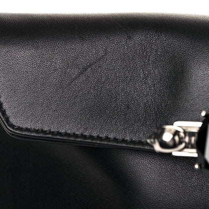 Alexander McQueen Nappa Skull Four Ring Clutch Black 13 of 16