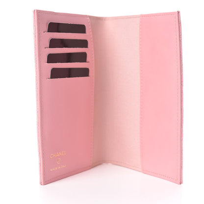 Chanel Iridescent Caviar Quilted Passport Holder Pink 7 of 8