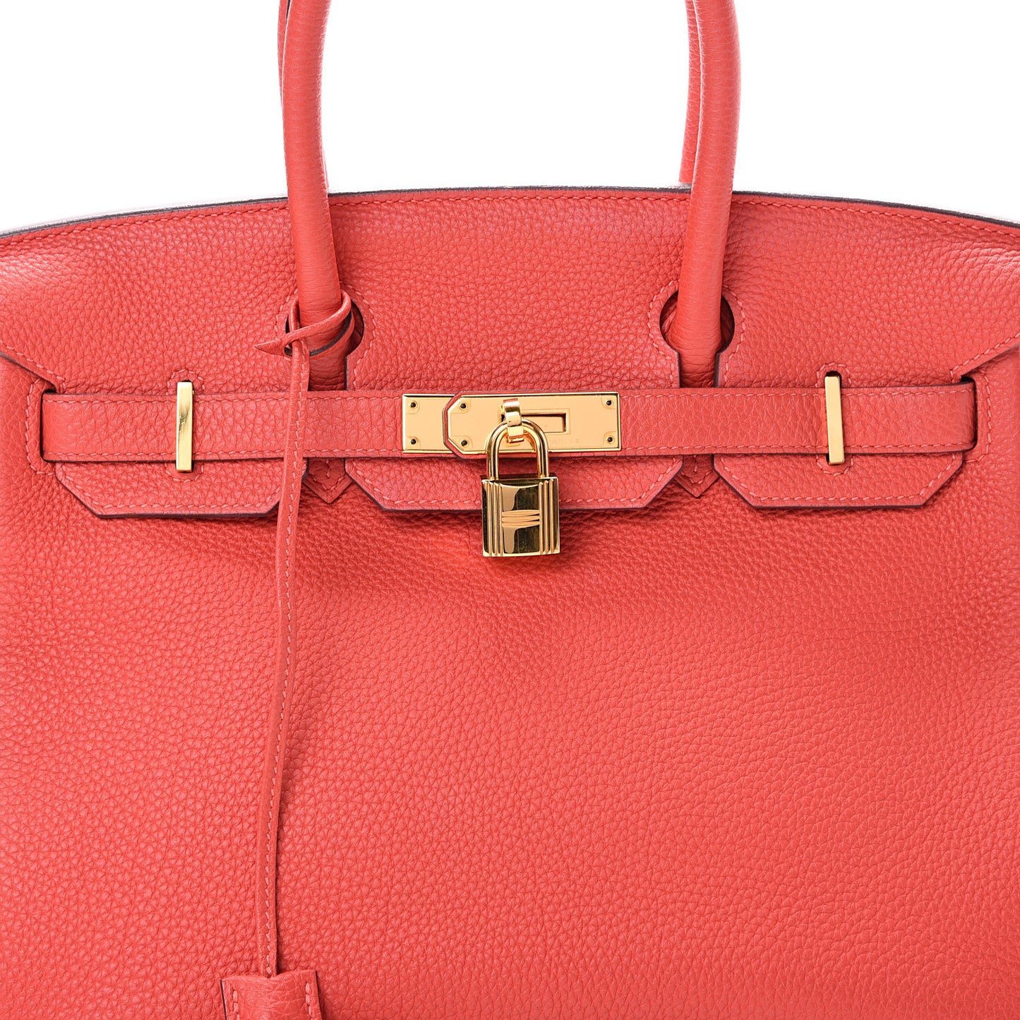 Togo Birkin 30 Rouge Pivoine