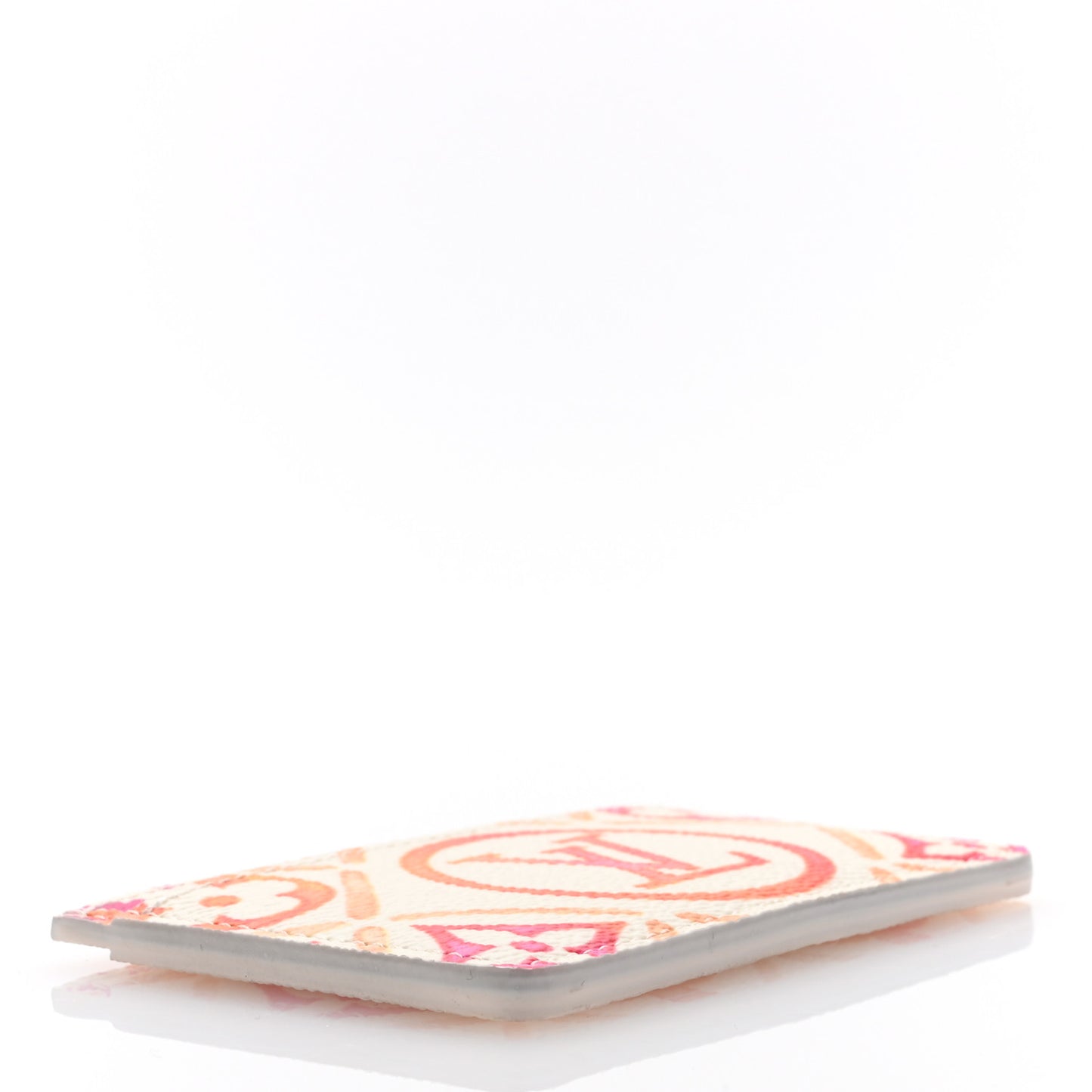 Monogram Tiles By The Pool Card Holder Coral