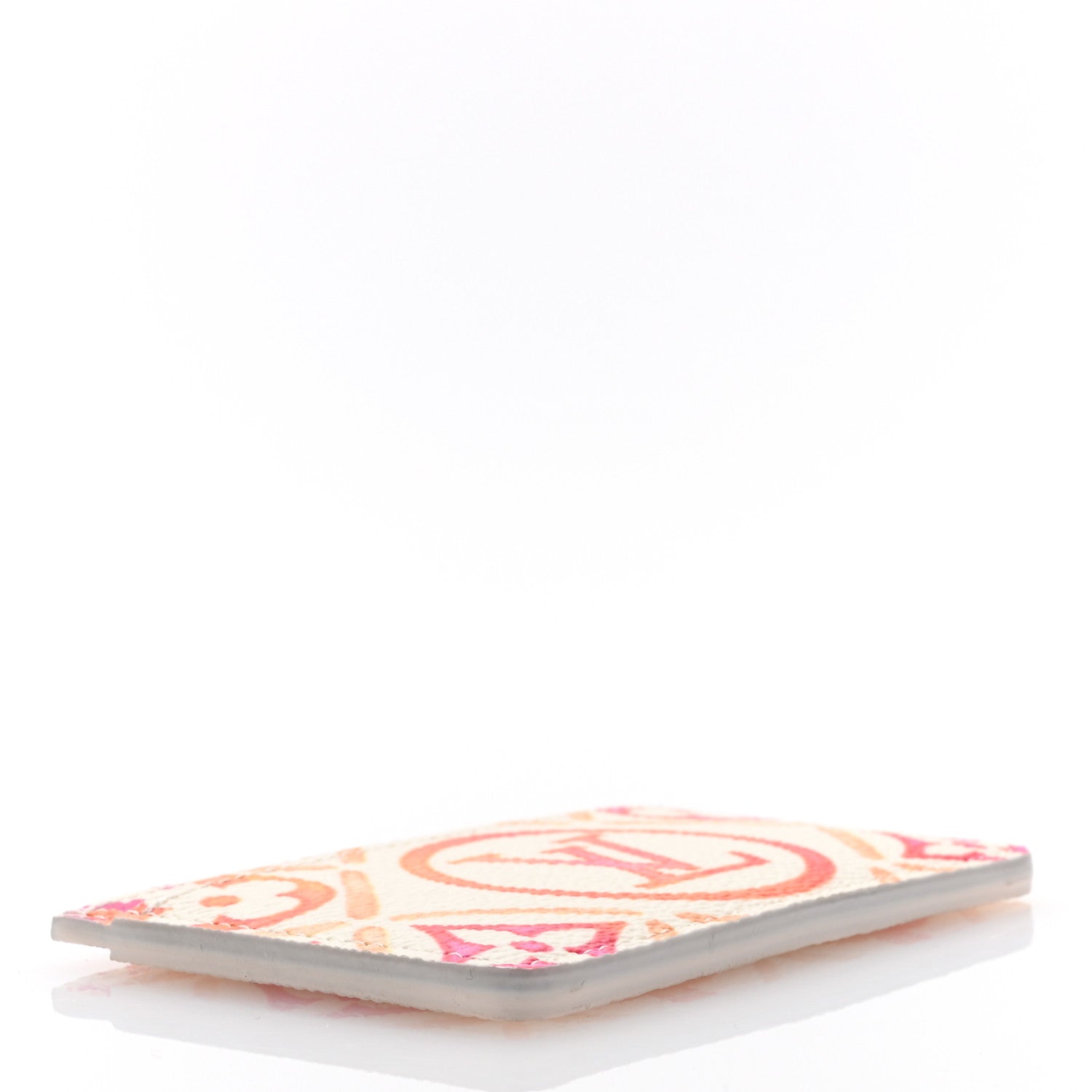 Louis Vuitton Monogram Tiles By The Pool Card Holder Coral 4 of 6