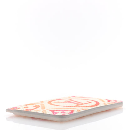Louis Vuitton Monogram Tiles By The Pool Card Holder Coral 4 of 6