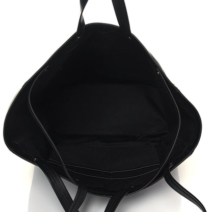 Tom Ford Canvas Calfskin Logo Tote Black 5 of 11
