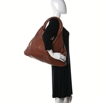 Valentino Garavani Calfskin Rockstud Hobo Selleria 2 of 11