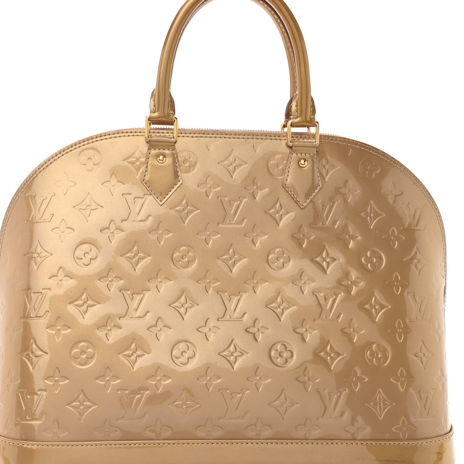 Louis Vuitton Vernis Alma GM Beige Poudre 7 of 12