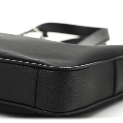 Prada Re-Nylon Saffiano Metal Triangle Logo Briefcase Black 9 of 9