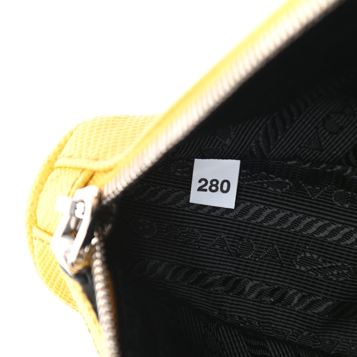 Prada Saffiano Cuir Triangle Wristlet Sole 7 of 10