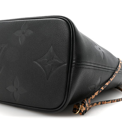 Louis Vuitton Empreinte Monogram Giant Wild at Heart Neverfull MM Black 10 of 10