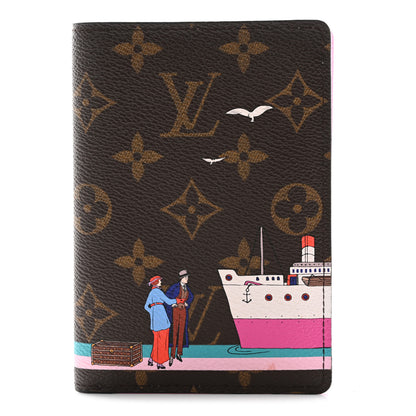 Louis Vuitton Monogram 2016 Christmas Animation Passport Cover Rose Ballerine 1 of 8