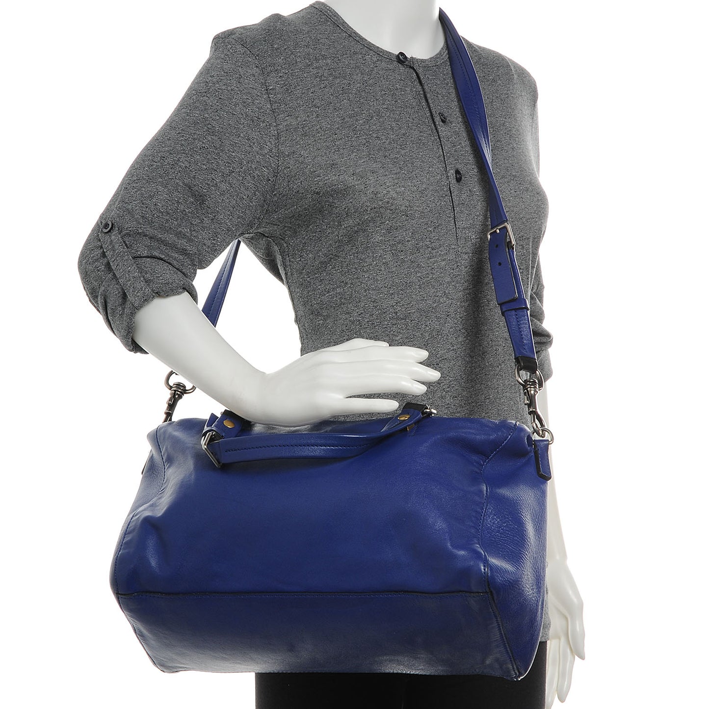 Lambskin Strap Boston Cobalt