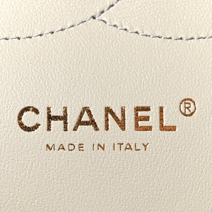 Chanel Lambskin Quilted Jumbo Double Flap Grey 6 of 10