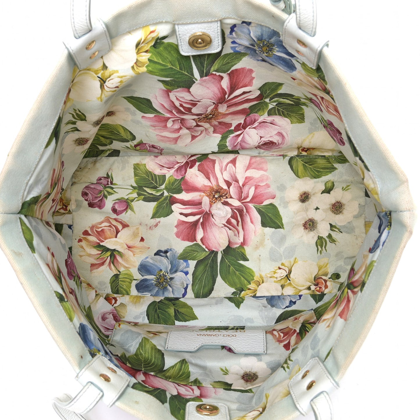 Canvas Floral Printed Beatrice Tote Multicolor