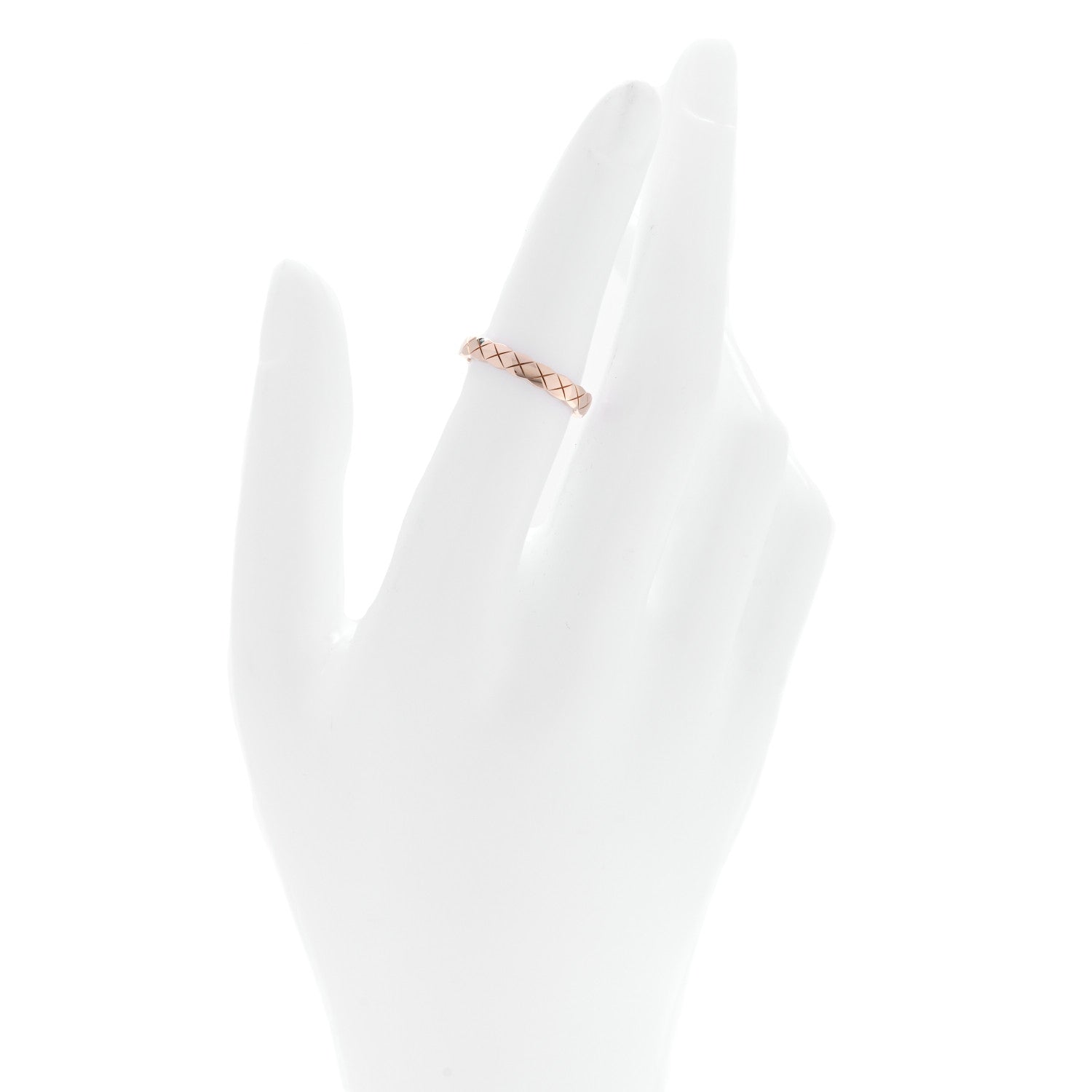 Chanel 18K Beige Gold Mini Coco Crush Ring 51 5.75 2 of 6