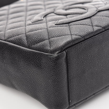 Chanel Caviar Quilted Petit Shopping Tote PST Black 8 of 12