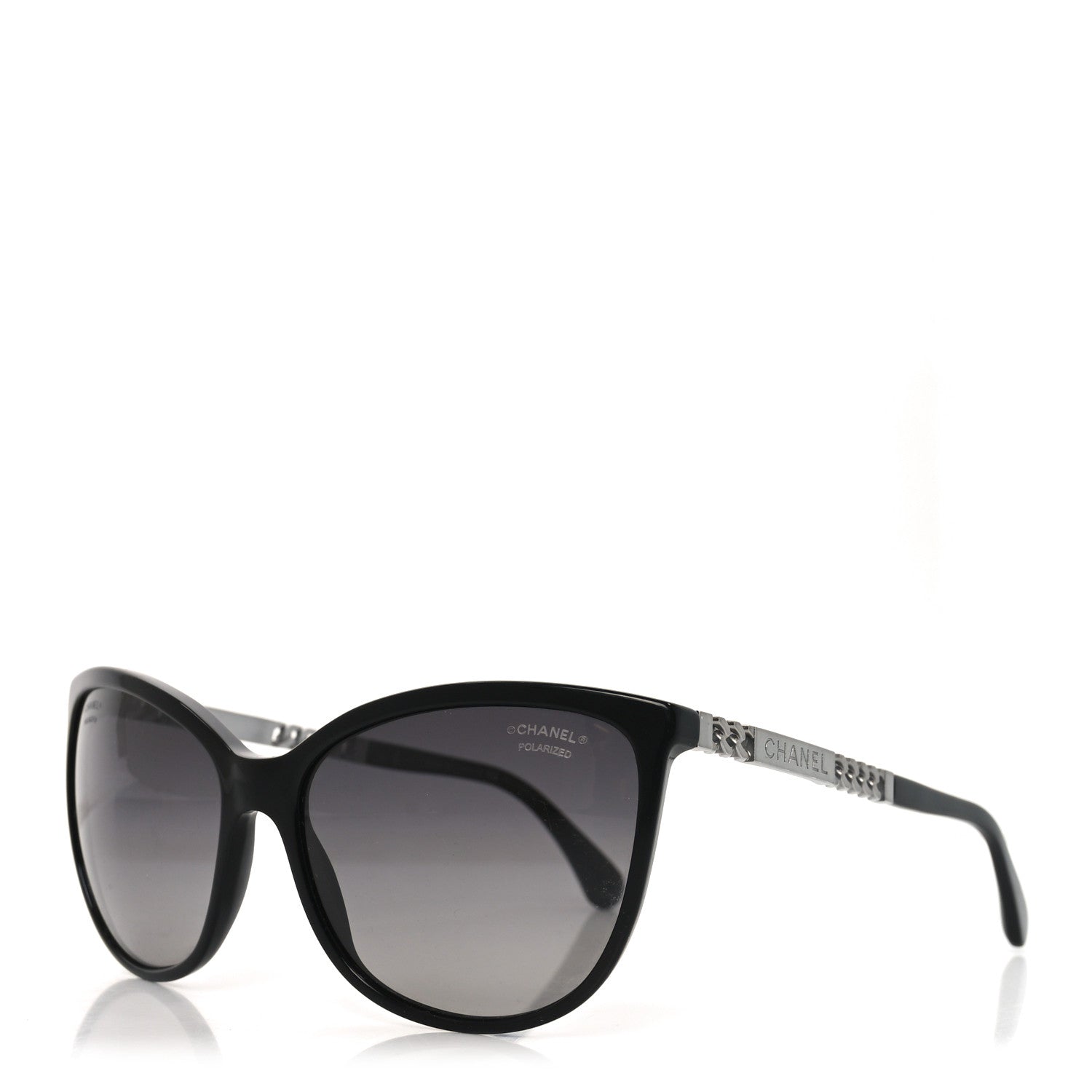 Chanel Chain Polarized Sunglasses 5352-A Black 1 of 7