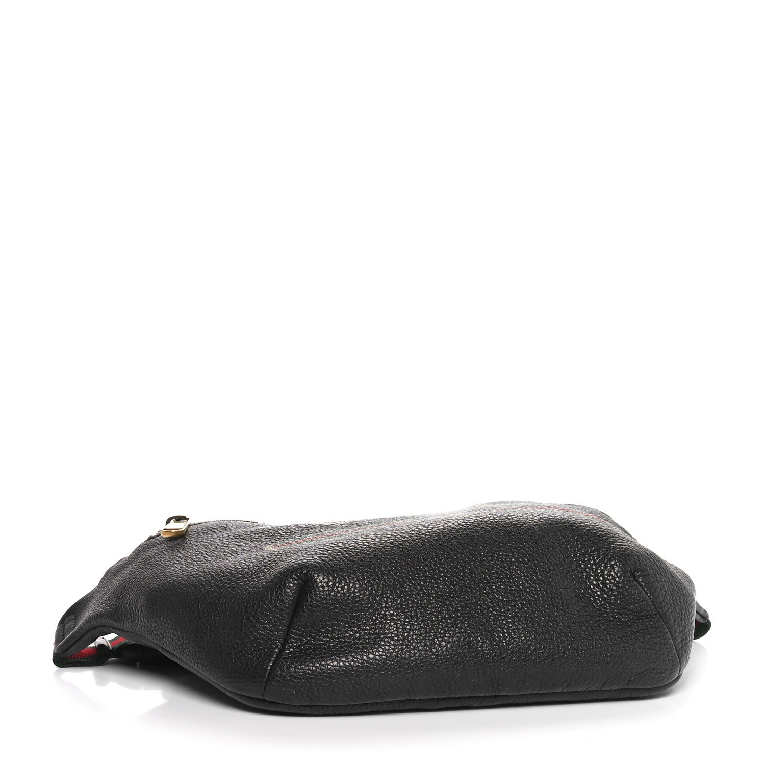 Gucci Grained Calfskin Logo Belt Bag Black 4 of 10