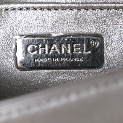 Chanel Galuchat Stingray Small Boy Flap Silver 5 of 10