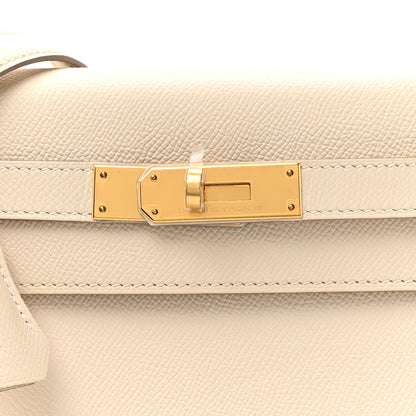 Hermes Epsom Kelly Sellier 28 Craie 8 of 13