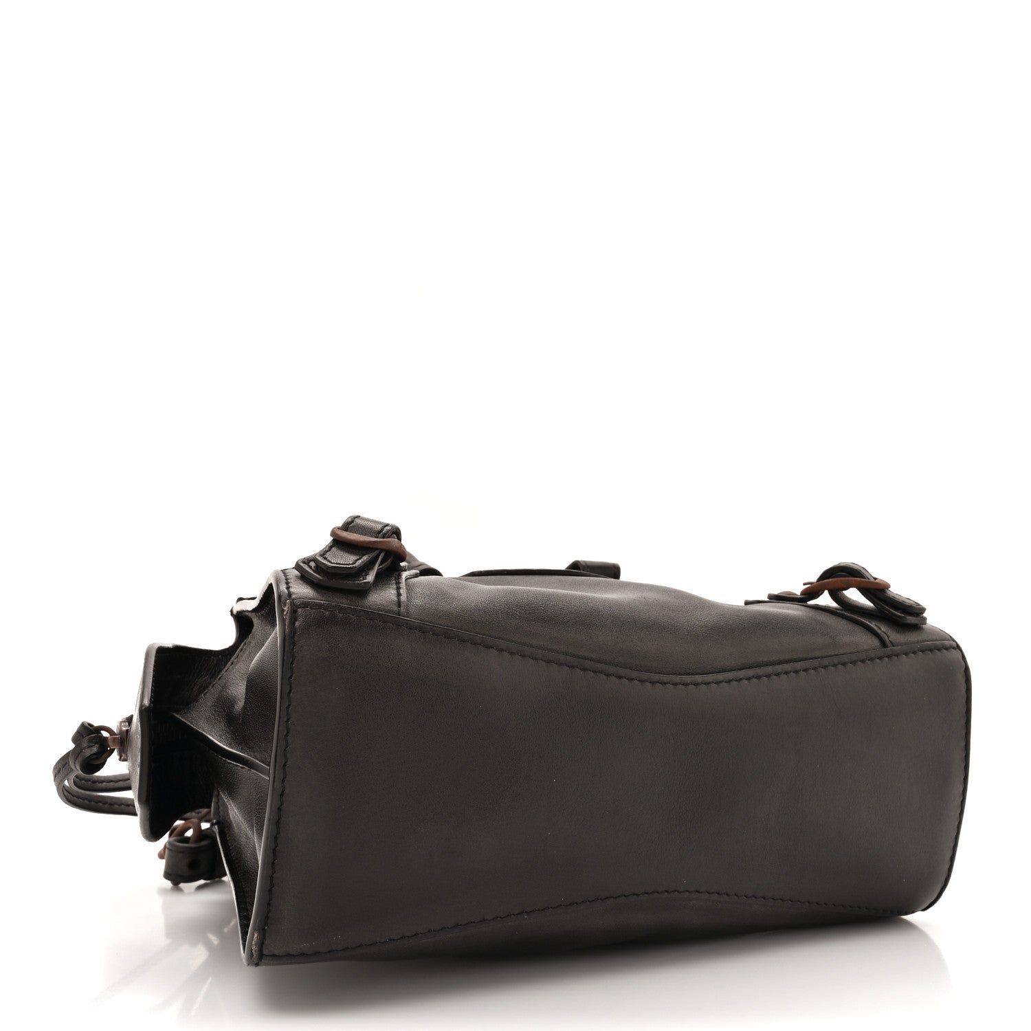 Balenciaga Used Calfskin Black Hardware Mini Neo Classic City Black 4 of 15