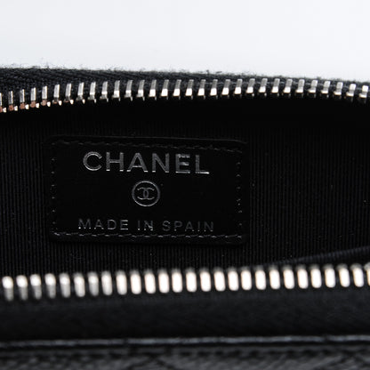 Chanel Caviar Quilted Zip Coin Purse Black 6 of 7