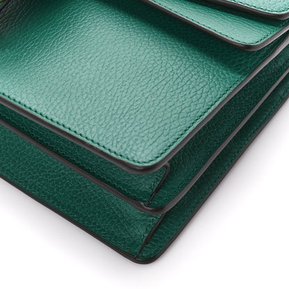 Gucci Pebbled Calfskin Small Dionysus Shoulder Bag Emerald 12 of 14