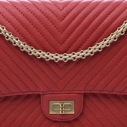 Chanel Sheepskin Chevron 2.55 Reissue 226 Flap Red 13 of 13