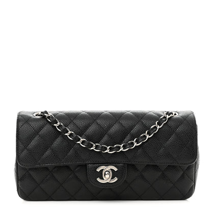 Chanel Caviar Quilted East West Flap Black 1 of 11