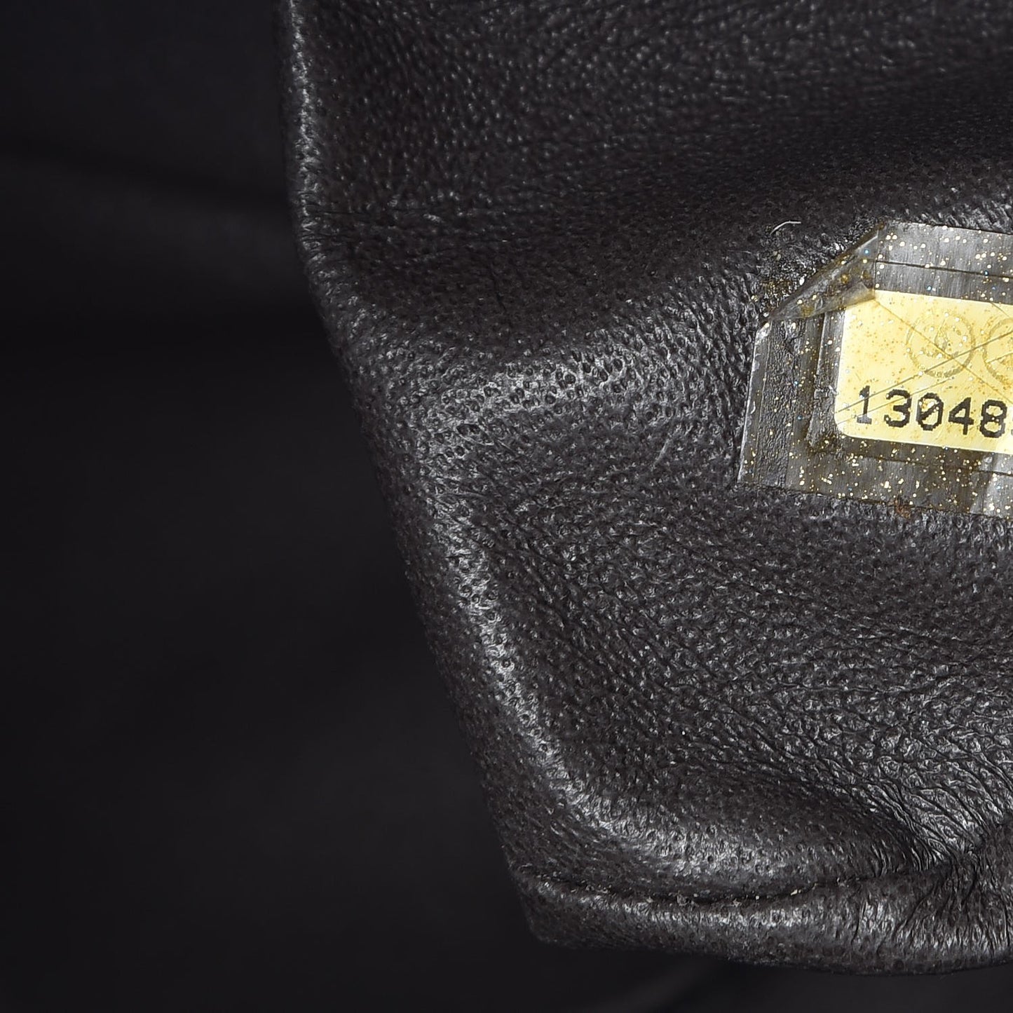 Lambskin Quilted Jumbo Single Flap Dark Grey