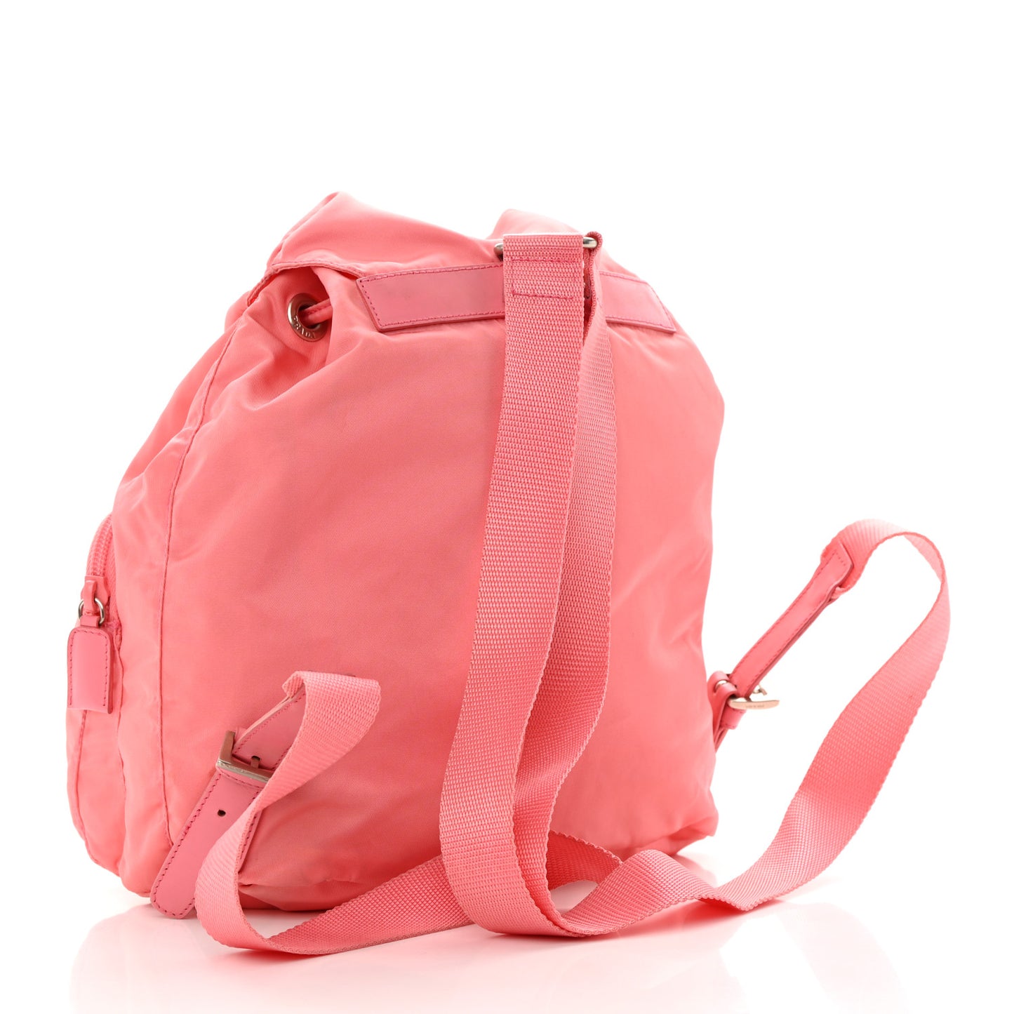 Nylon Vela Medium Backpack Pink