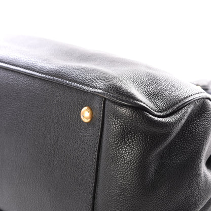 Prada Vitello Daino Shoulder Bag Black 8 of 10
