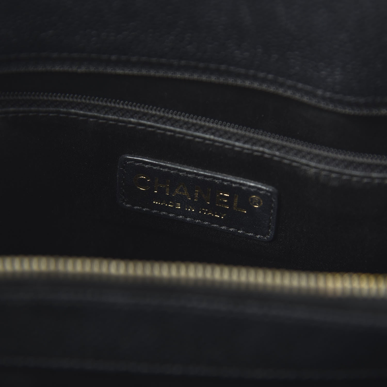 Chanel Caviar Quilted Grand Shopping Tote GST Black 8 of 10