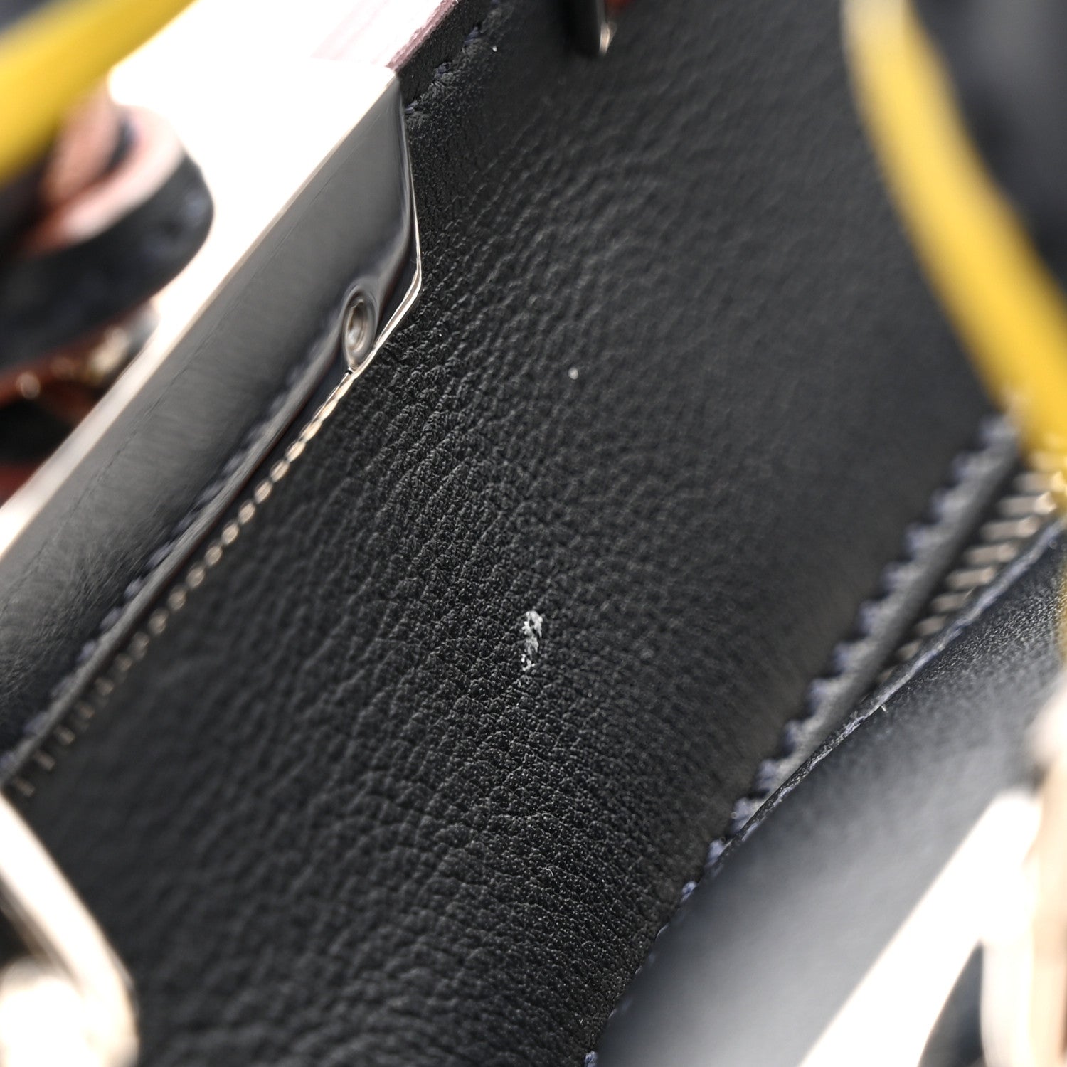 Fendi Vitello Dolce Mini 3Jours Tote Blue Notte 11 of 12