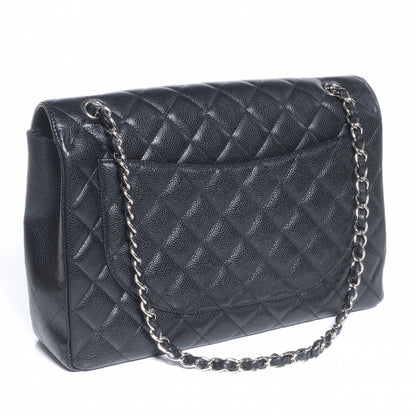 Chanel Caviar Maxi Single Flap Black 3 of 8
